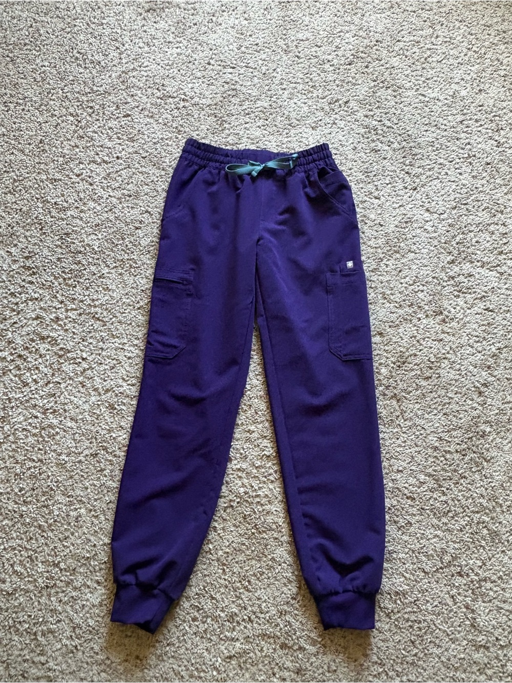 Figs Uman Jogger Scrub pants, purple jam